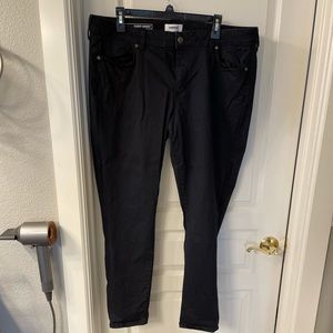 Sonoma goods for life black curvy skinny jeans size 18.